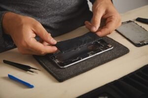 réparation professionnelle de smartphone et tablettes et changement de batterie
